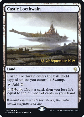 Castle Locthwain [Throne of Eldraine Prerelease Promos] Magic: The Gathering
