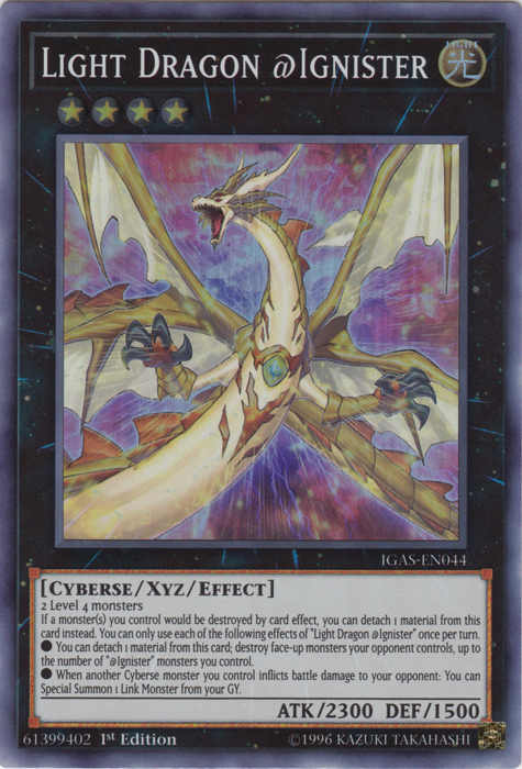 Light Dragon @Ignister [IGAS-EN044] Super Rare - Yugioh Cards For Your TCG Needs!
