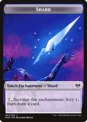 Treasure // Shard Double-Sided Token [Kaldheim Tokens] Magic: The Gathering