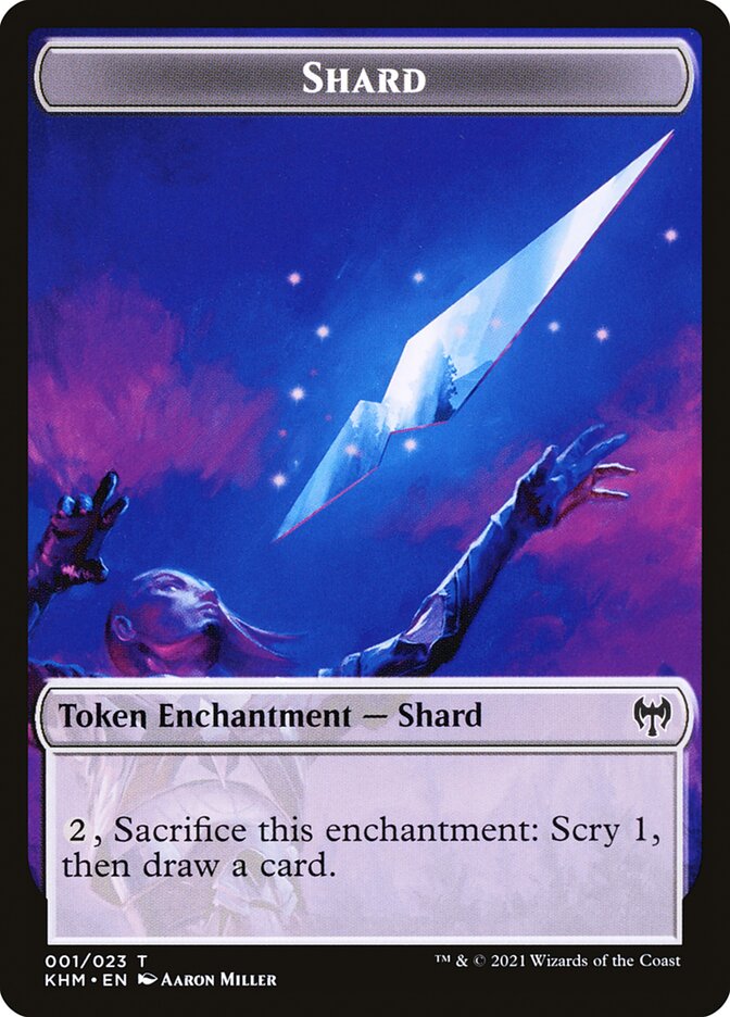 Dwarf Berserker // Shard Double-Sided Token [Kaldheim Tokens] Magic: The Gathering
