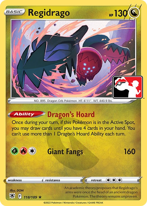 Regidrago (118/189) [Prize Pack Series Three] Pokémon