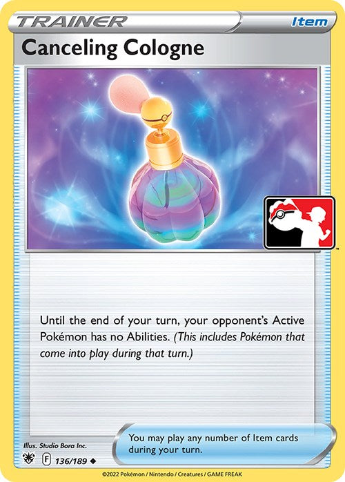 Canceling Cologne (136/189) [Prize Pack Series Three] Pokémon