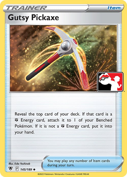 Gutsy Pickaxe (145/189) [Prize Pack Series Three] Pokémon