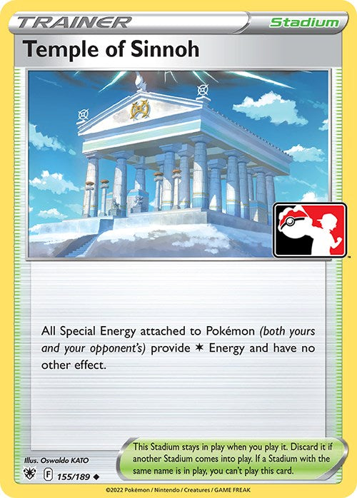 Temple of Sinnoh (155/189) [Prize Pack Series Three] Pokémon