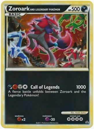 Zoroark and Legendary Pokemon (Jumbo Card) [Miscellaneous Cards] Pokémon