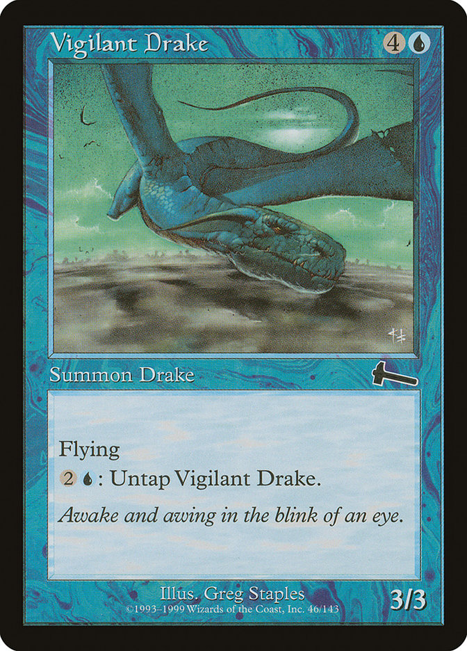 Vigilant Drake [Urza's Legacy] Magic: The Gathering