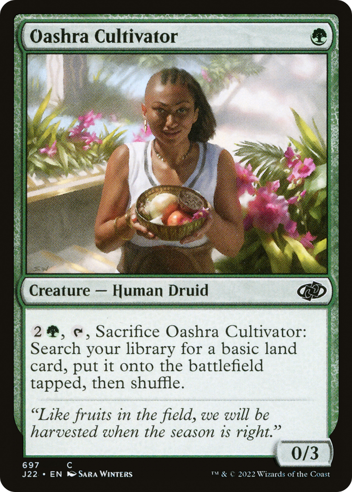 Oashra Cultivator [Jumpstart 2022] Magic: The Gathering