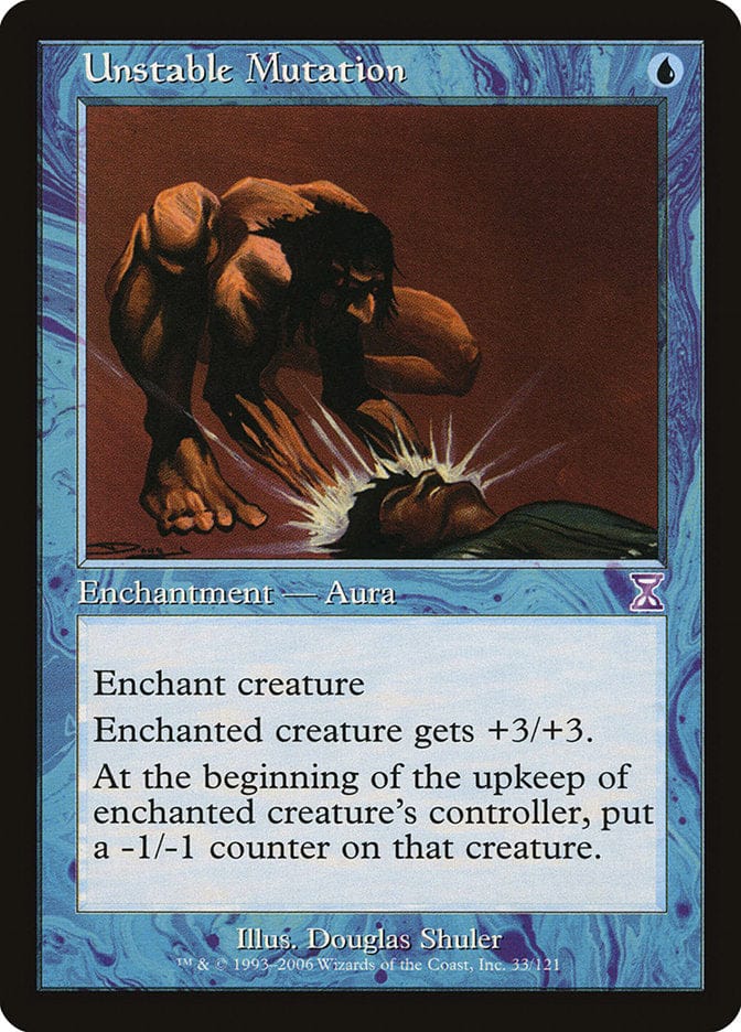 Unstable Mutation [Time Spiral Timeshifted] Magic: The Gathering