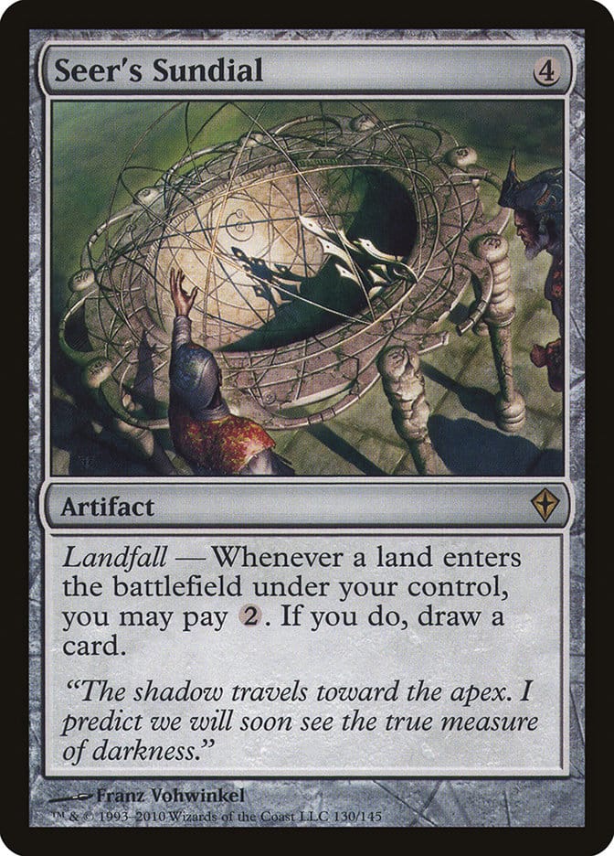 Seer's Sundial [Worldwake] Magic: The Gathering