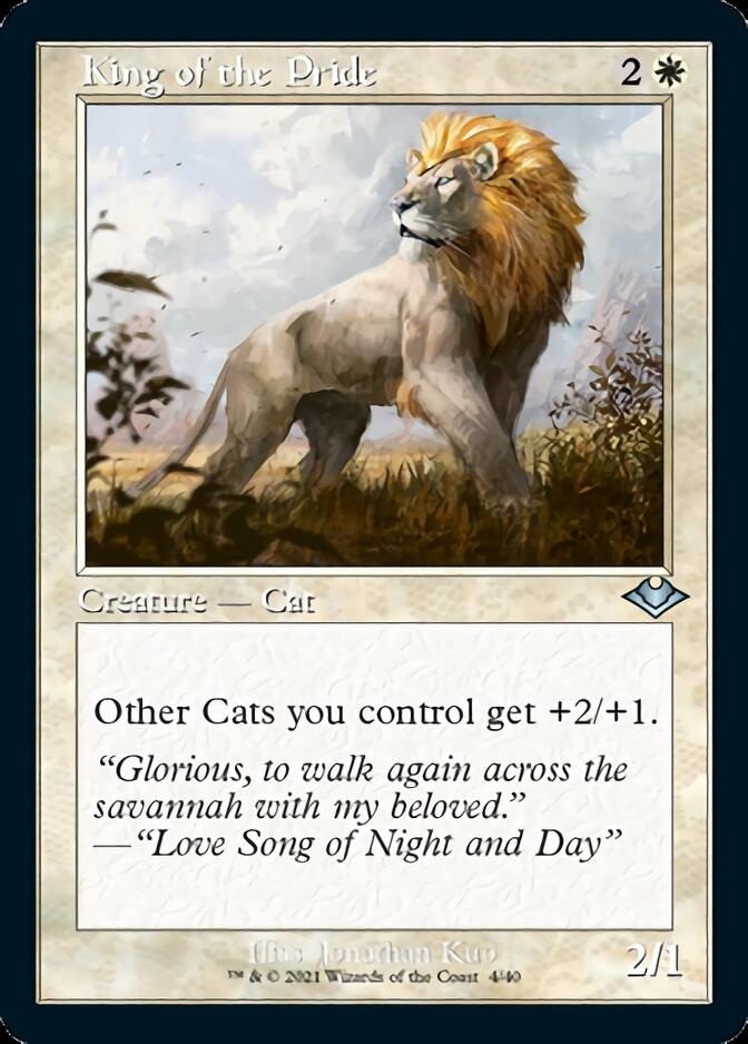 King of the Pride (Retro Foil Etched) [Modern Horizons] Magic: The Gathering