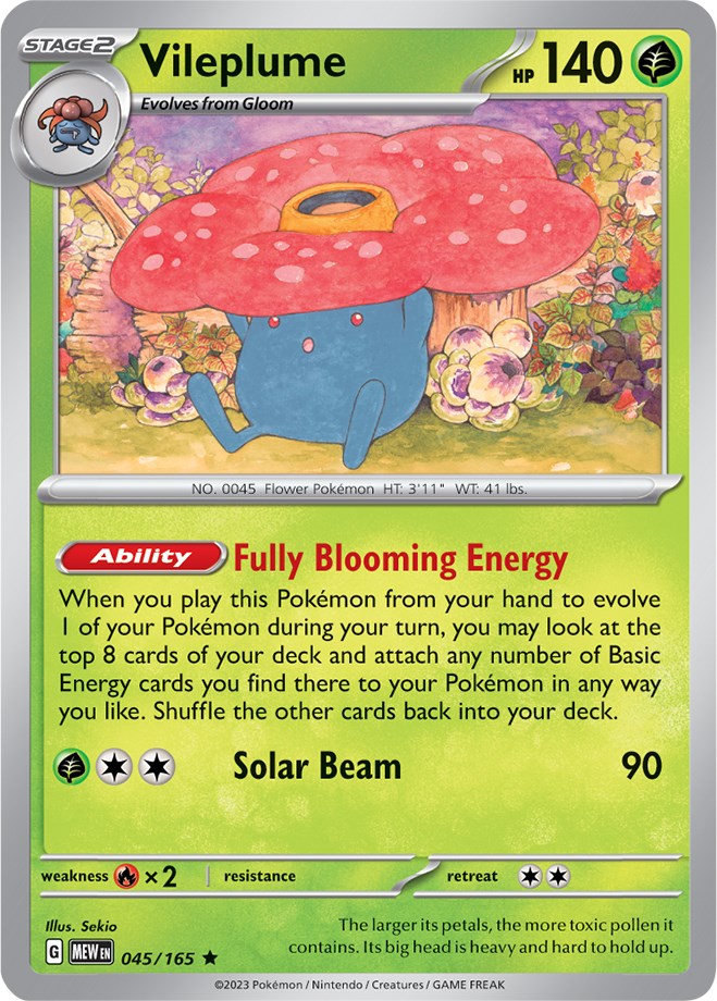 Vileplume (045/165) [Scarlet & Violet 151] Pokémon