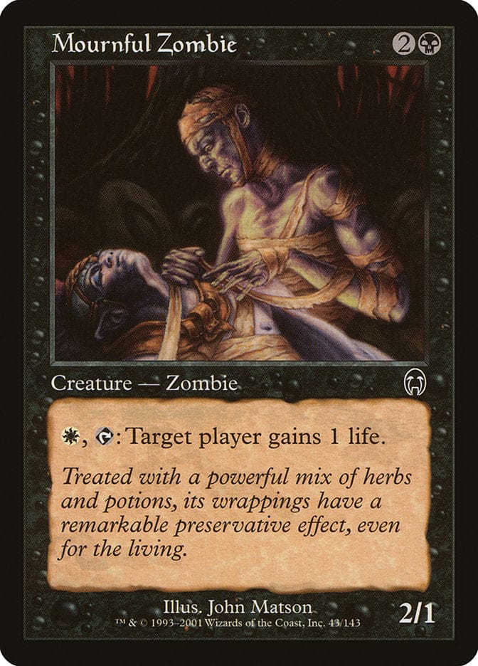Mournful Zombie [Apocalypse] Magic: The Gathering