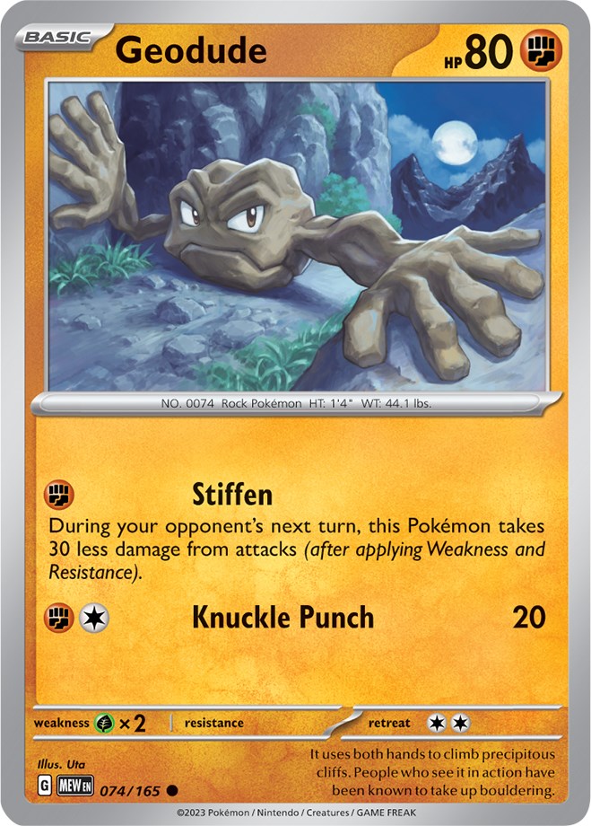 Geodude (074/165) [Scarlet & Violet 151] Pokémon