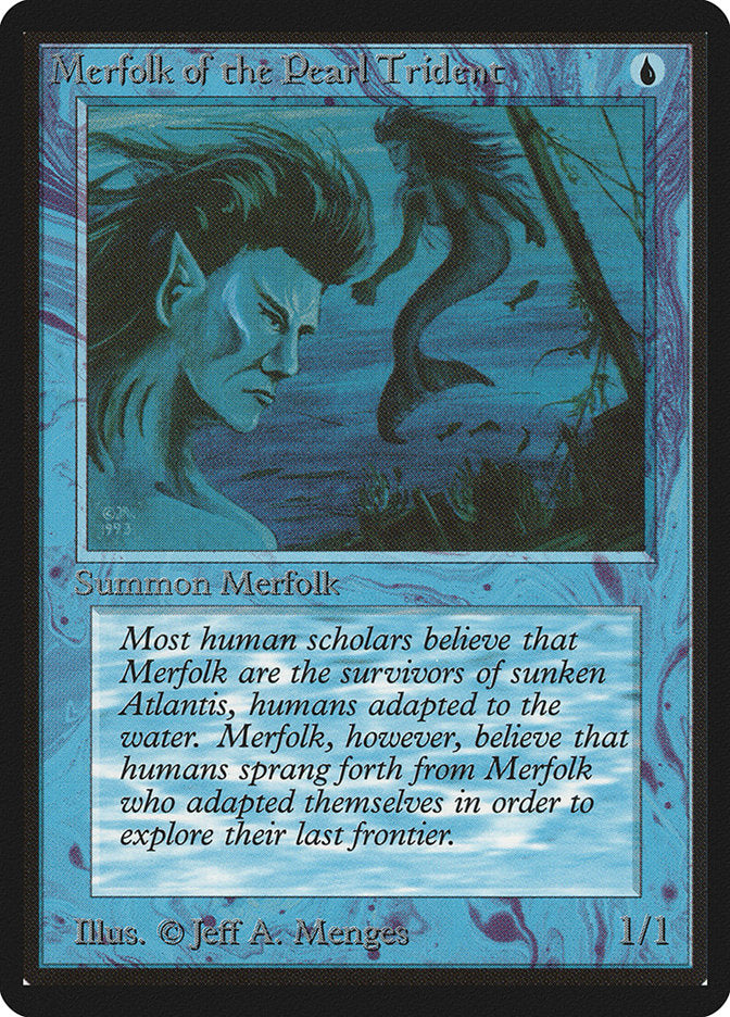 Merfolk of the Pearl Trident [Beta Edition] Magic: The Gathering