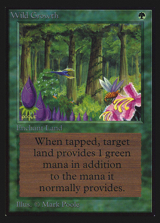Wild Growth [International Collectors' Edition] Magic: The Gathering