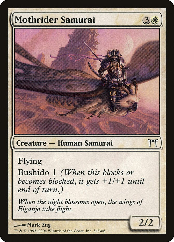 Mothrider Samurai [Champions of Kamigawa] Magic: The Gathering