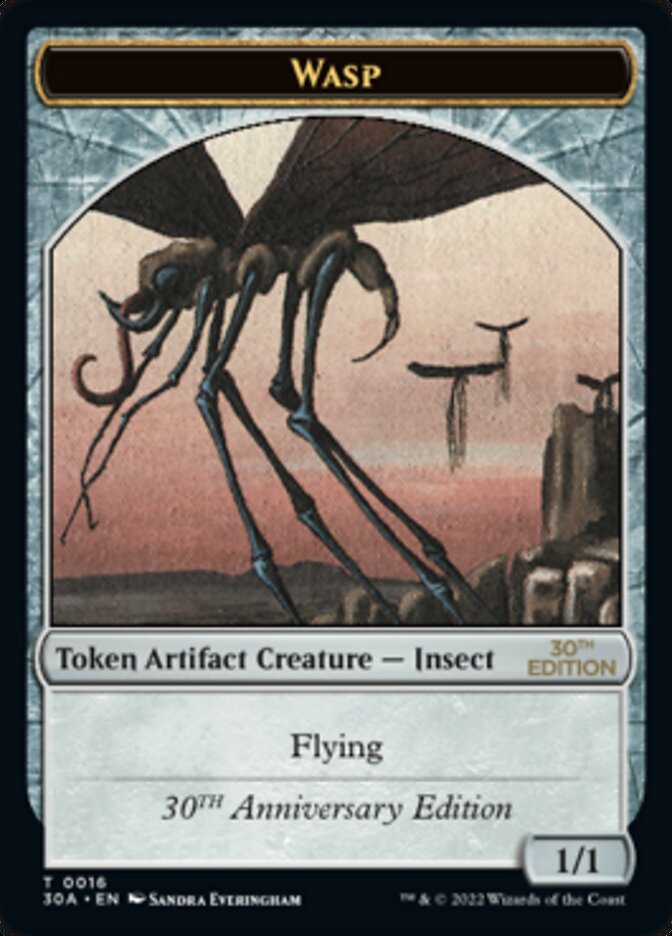 Wasp Token [30th Anniversary Tokens] Magic: The Gathering