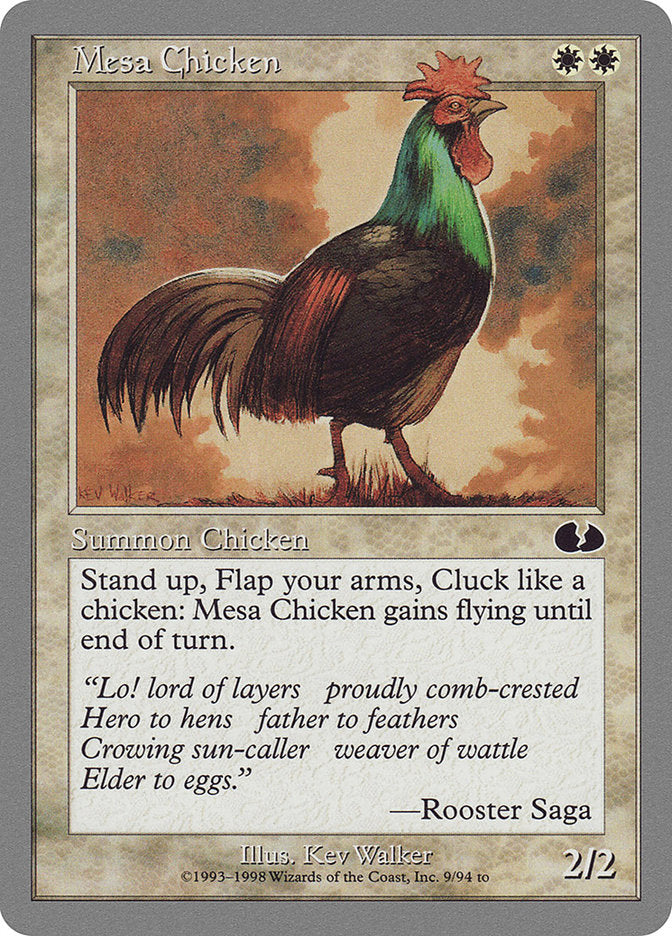 Mesa Chicken [Unglued] Magic: The Gathering
