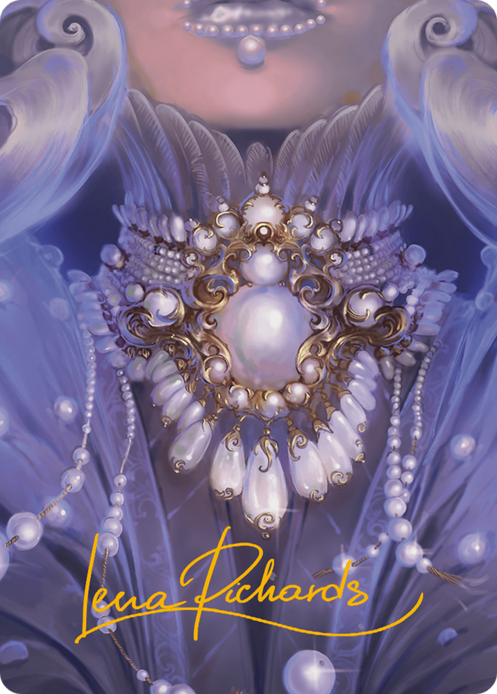 Pearl Medallion Art Card (Gold-Stamped Signature) [Modern Horizons 3 Art Series] Magic: The Gathering