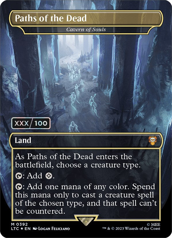 Paths of the Dead - Cavern of Souls (Serialized) [The Lord of the Rings: Tales of Middle-Earth Commander] Magic: The Gathering