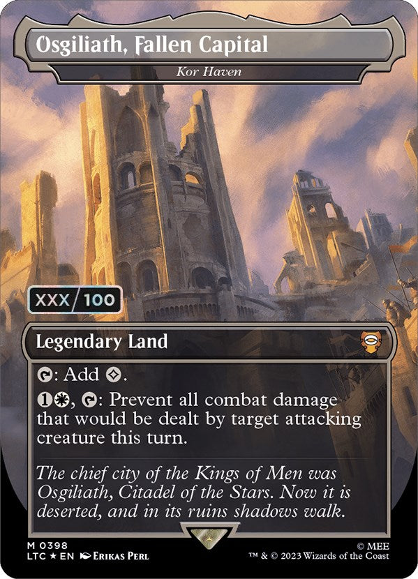 Osgiliath, Fallen Capital - Kor Haven (Serialized) [The Lord of the Rings: Tales of Middle-Earth Commander] Magic: The Gathering