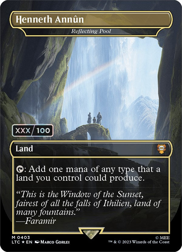 Henneth Annun - Reflecting Pool (Serialized) [The Lord of the Rings: Tales of Middle-Earth Commander] Magic: The Gathering