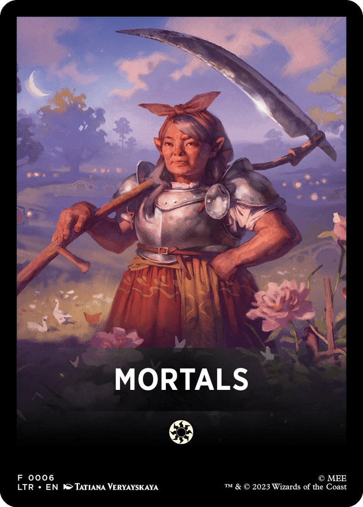 Mortals Theme Card [The Lord of the Rings: Tales of Middle-Earth] Magic: The Gathering