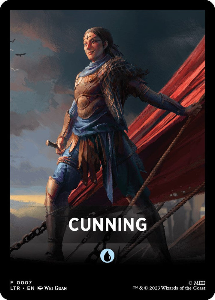 Cunning Theme Card [The Lord of the Rings: Tales of Middle-Earth] Magic: The Gathering