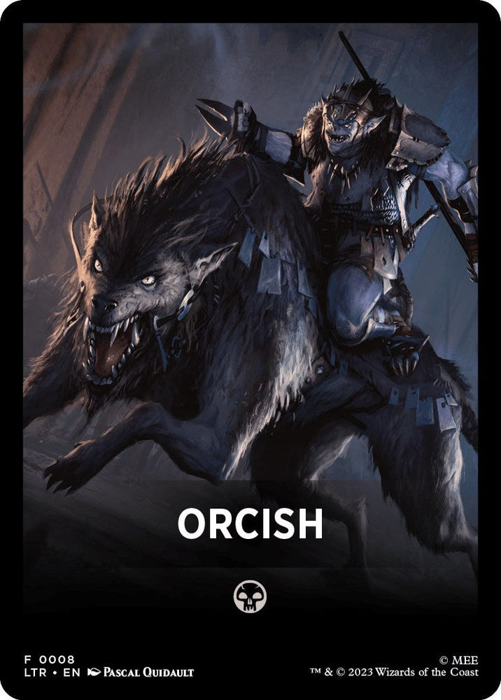 Orcish Theme Card [The Lord of the Rings: Tales of Middle-Earth] Magic: The Gathering