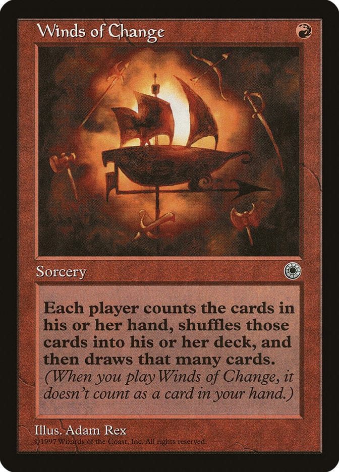 Winds of Change [Portal] Magic: The Gathering
