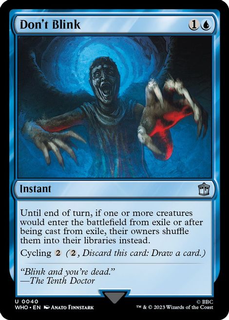 Don't Blink [Doctor Who] Magic: The Gathering