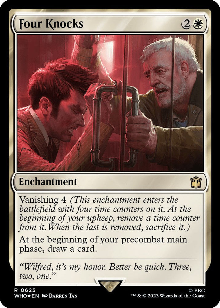 Four Knocks (Surge Foil) [Doctor Who] Magic: The Gathering