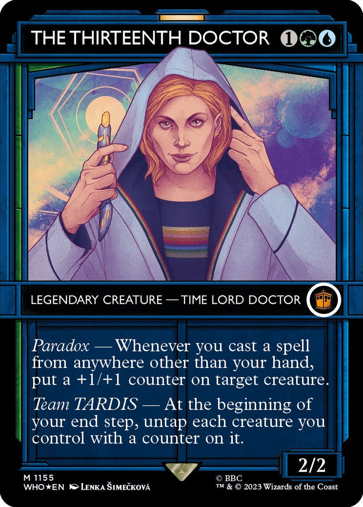The Thirteenth Doctor (Showcase) (Surge Foil) [Doctor Who] Magic: The Gathering