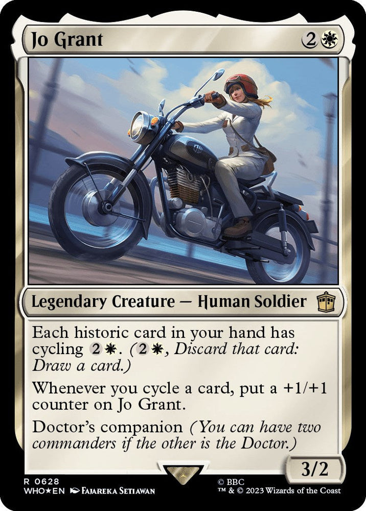 Jo Grant (Surge Foil) [Doctor Who] Magic: The Gathering