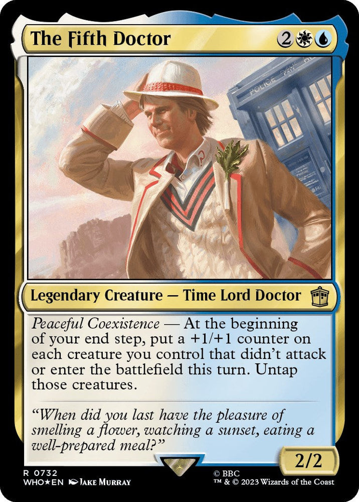 The Fifth Doctor (Surge Foil) [Doctor Who] Magic: The Gathering