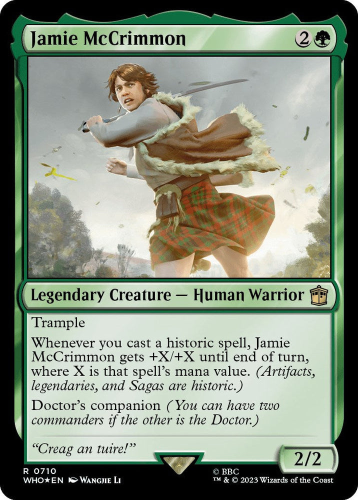 Jamie McCrimmon (Surge Foil) [Doctor Who] Magic: The Gathering