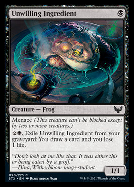 Unwilling Ingredient [Strixhaven: School of Mages] Magic: The Gathering