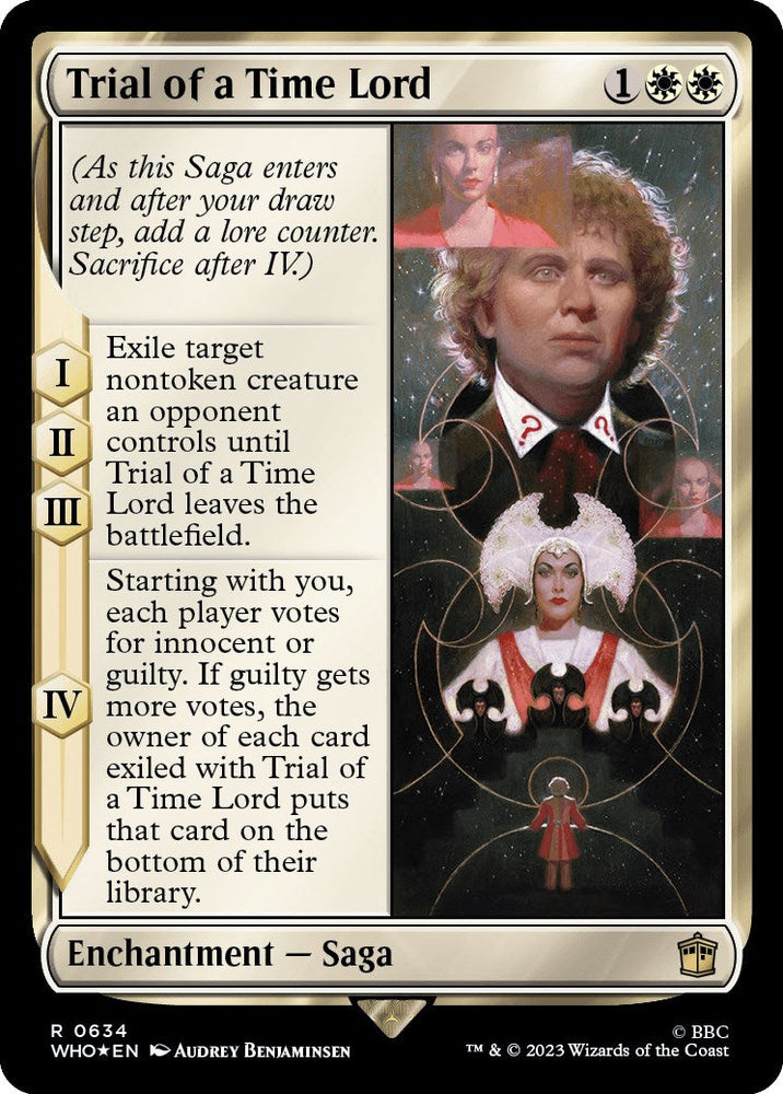 Trial of a Time Lord (Surge Foil) [Doctor Who] Magic: The Gathering