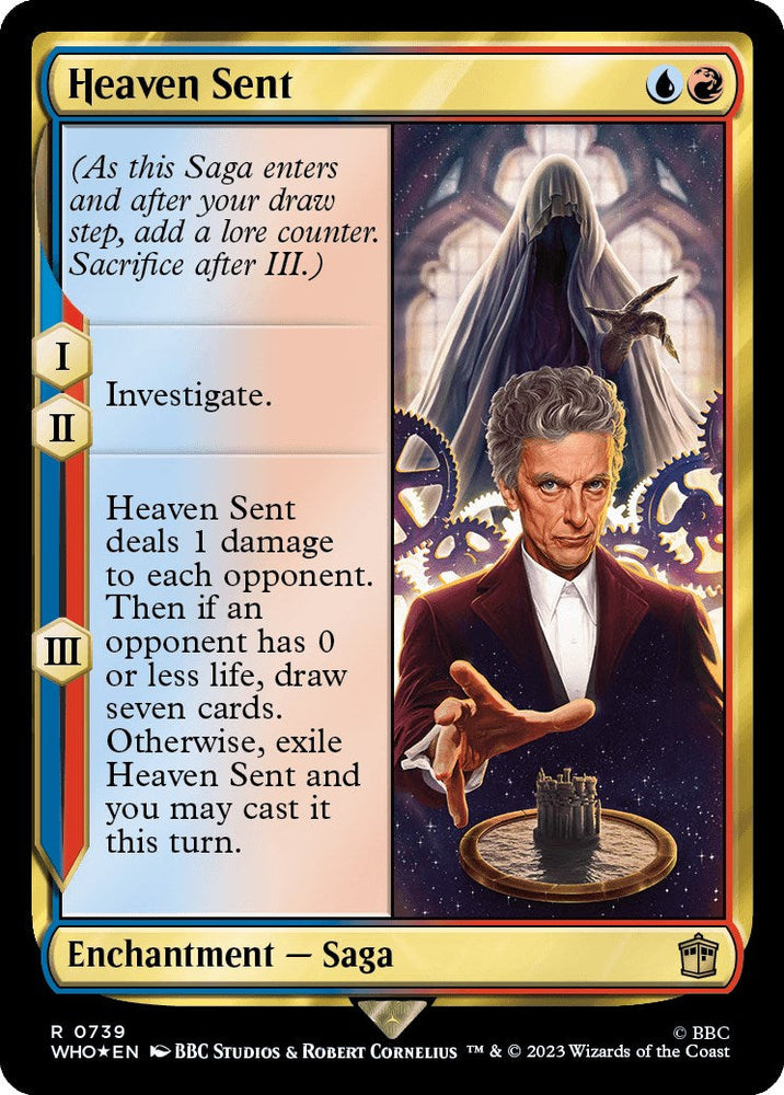 Heaven Sent (Surge Foil) [Doctor Who] Magic: The Gathering
