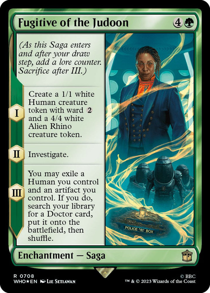 Fugitive of the Judoon (Surge Foil) [Doctor Who] Magic: The Gathering
