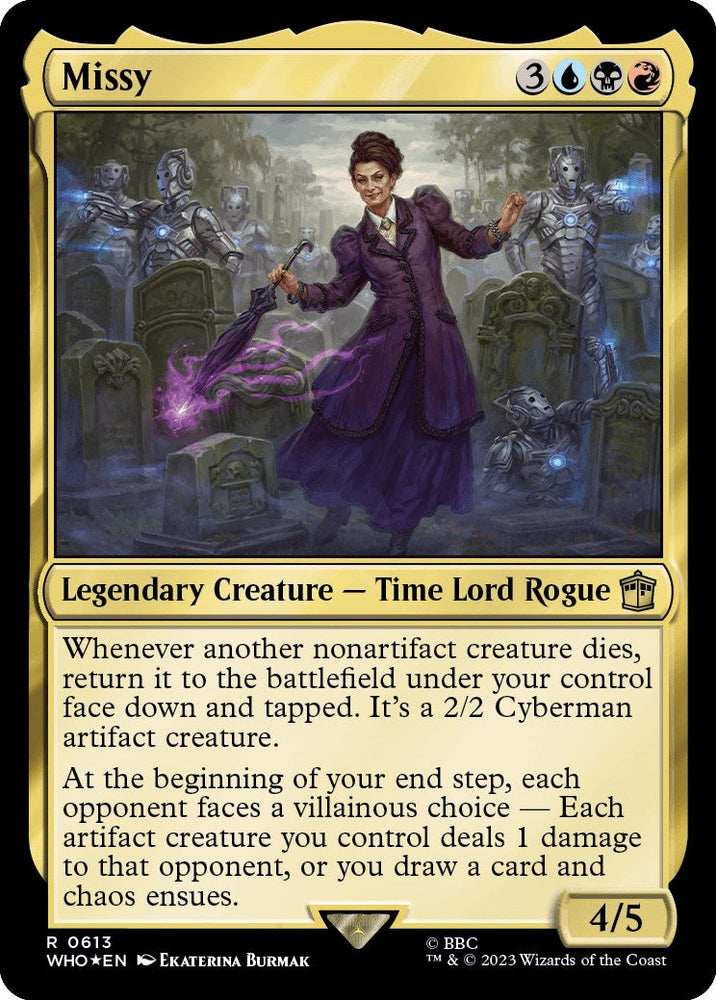 Missy (Surge Foil) [Doctor Who] Magic: The Gathering