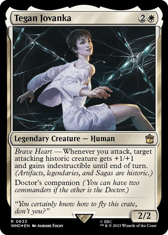 Tegan Jovanka (Surge Foil) [Doctor Who] Magic: The Gathering
