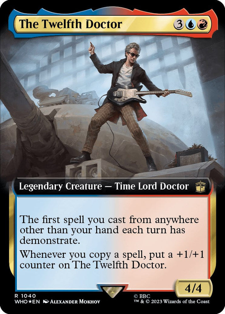The Twelfth Doctor (Extended Art) (Surge Foil) [Doctor Who] Magic: The Gathering