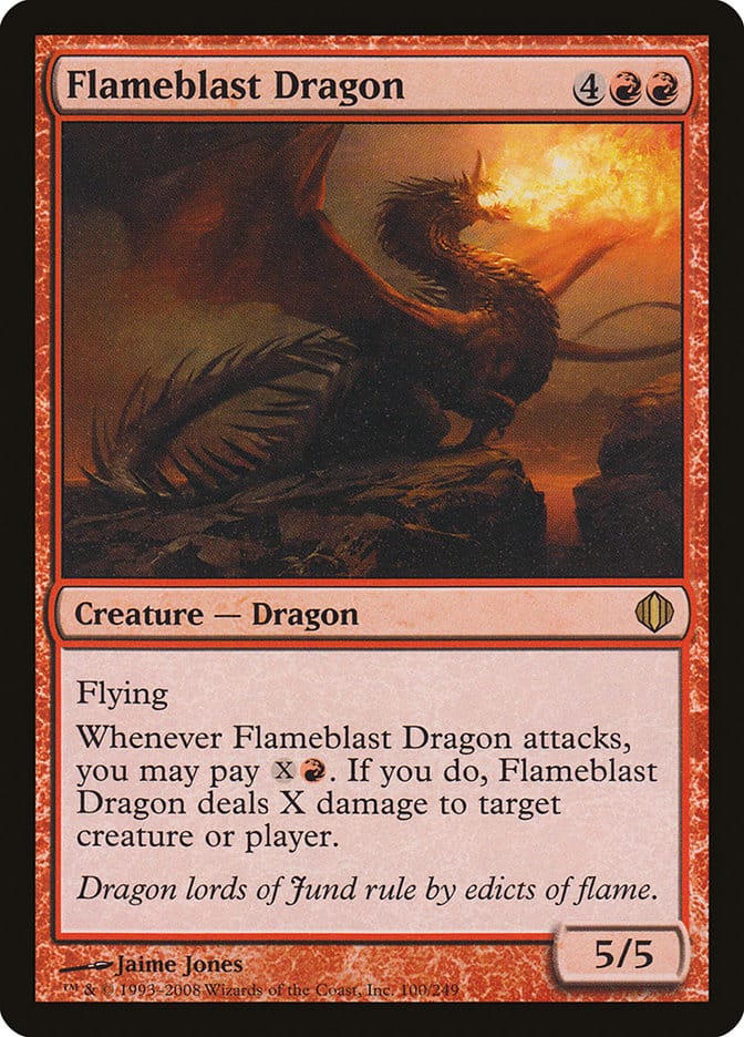 Flameblast Dragon [Shards of Alara] Magic: The Gathering