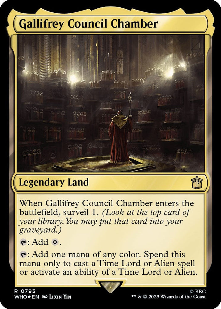 Gallifrey Council Chamber (Surge Foil) [Doctor Who] Magic: The Gathering