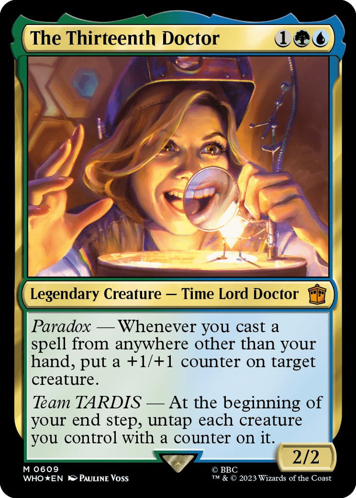 The Thirteenth Doctor (Surge Foil) [Doctor Who] Magic: The Gathering