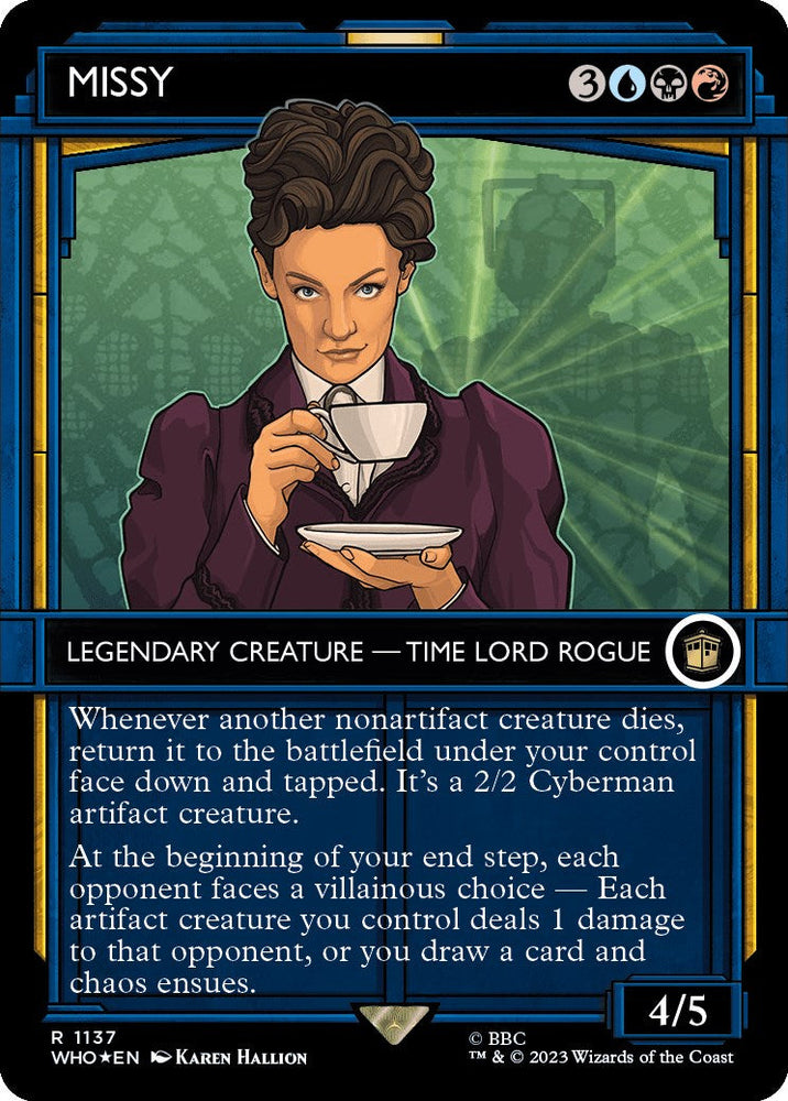 Missy (Showcase) (Surge Foil) [Doctor Who] Magic: The Gathering