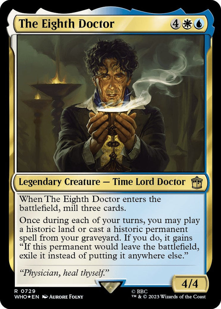 The Eighth Doctor (Surge Foil) [Doctor Who] Magic: The Gathering
