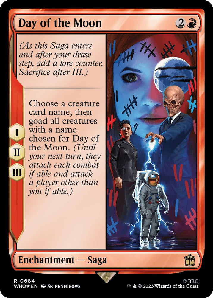 Day of the Moon (Surge Foil) [Doctor Who] Magic: The Gathering