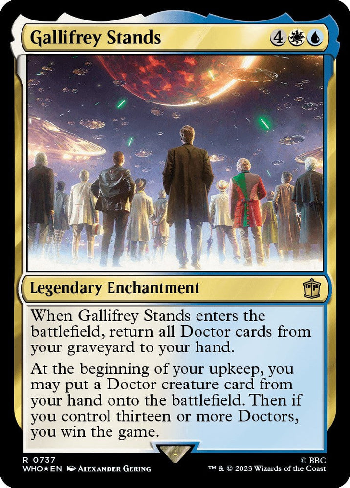 Gallifrey Stands (Surge Foil) [Doctor Who] Magic: The Gathering